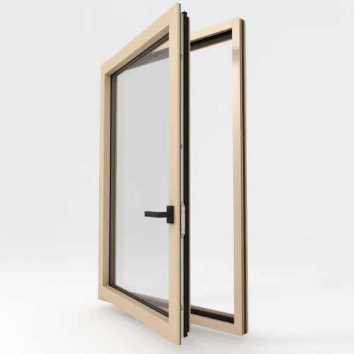 fenêtre aluminium modèle Ivoire Clair Satiné - Boutique du Menuisier 31600 sud Toulouse