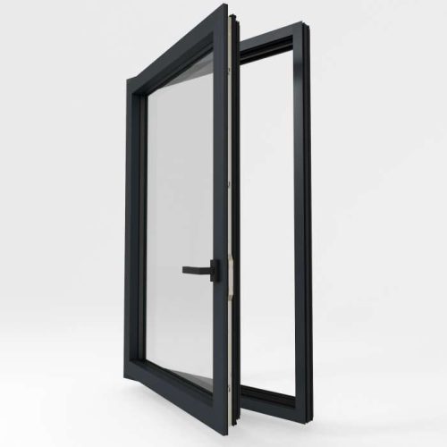 Modèle ALU 7021 Gris Noir Satiné