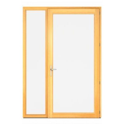 porte-entree-bois-60-l-la-boutique-du-menuisier-seysses Modèle Bois 60 I avec fixe latéral