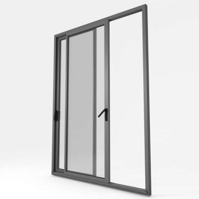 porte-fenêtre coulissante aluminium modèle 2900 Gris Fine Texture - Boutique du Menuisier 31600 sud Toulouse