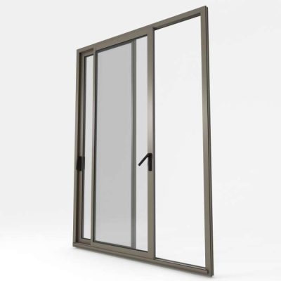 porte-fenetre coulissante aluminium modele 7039 Gris Quartz Fine Texture_Boutique du Menuisier 31600 sud Toulouse