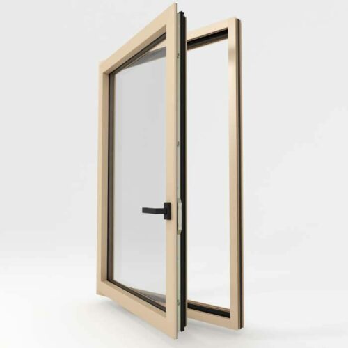 fenêtre aluminium modèle Ivoire Clair Satiné - Boutique du Menuisier 31600 sud Toulouse
