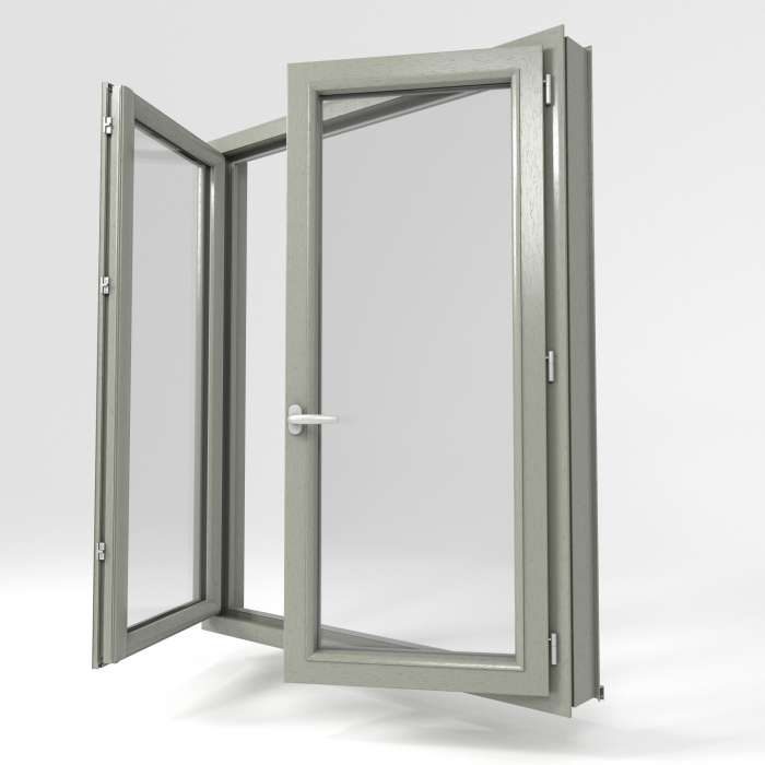 Fenêtre gamme PVC modèle 7023 Gris Béton de La Boutique du Menuisier 31