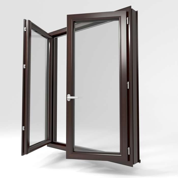 Fenêtre PVC modèle Noyer de la Boutique du Menuisier 31600 et sud Toulouse