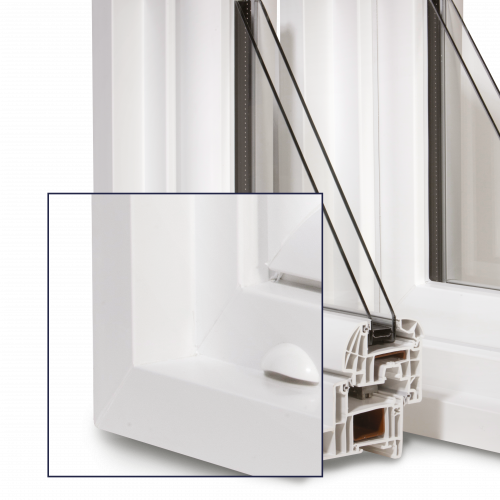 fenêtres PVC détail dormant monobloc- Boutique du Menuisier 31600 sud Toulouse